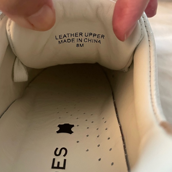 NWT J/SLIDES HALLY White Leather Sneaker - Picture 7 of 15